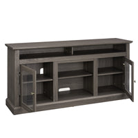 Modern Tv Stand Media Stand Modern Entertainment Console For Tv Up To 65" With Open And Closed Storage Space, Dark Walnut Black, 60"W*15.75"D*29"H Black Dark Walnut 60 69 Inches Mdf