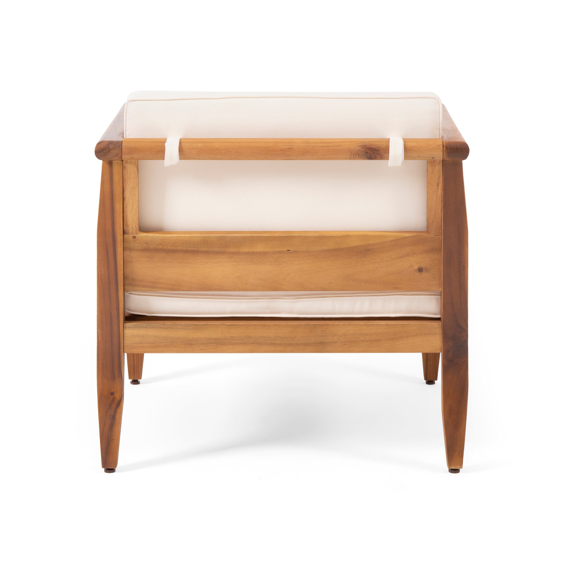 Aston Club Chair Cream Acacia Wood