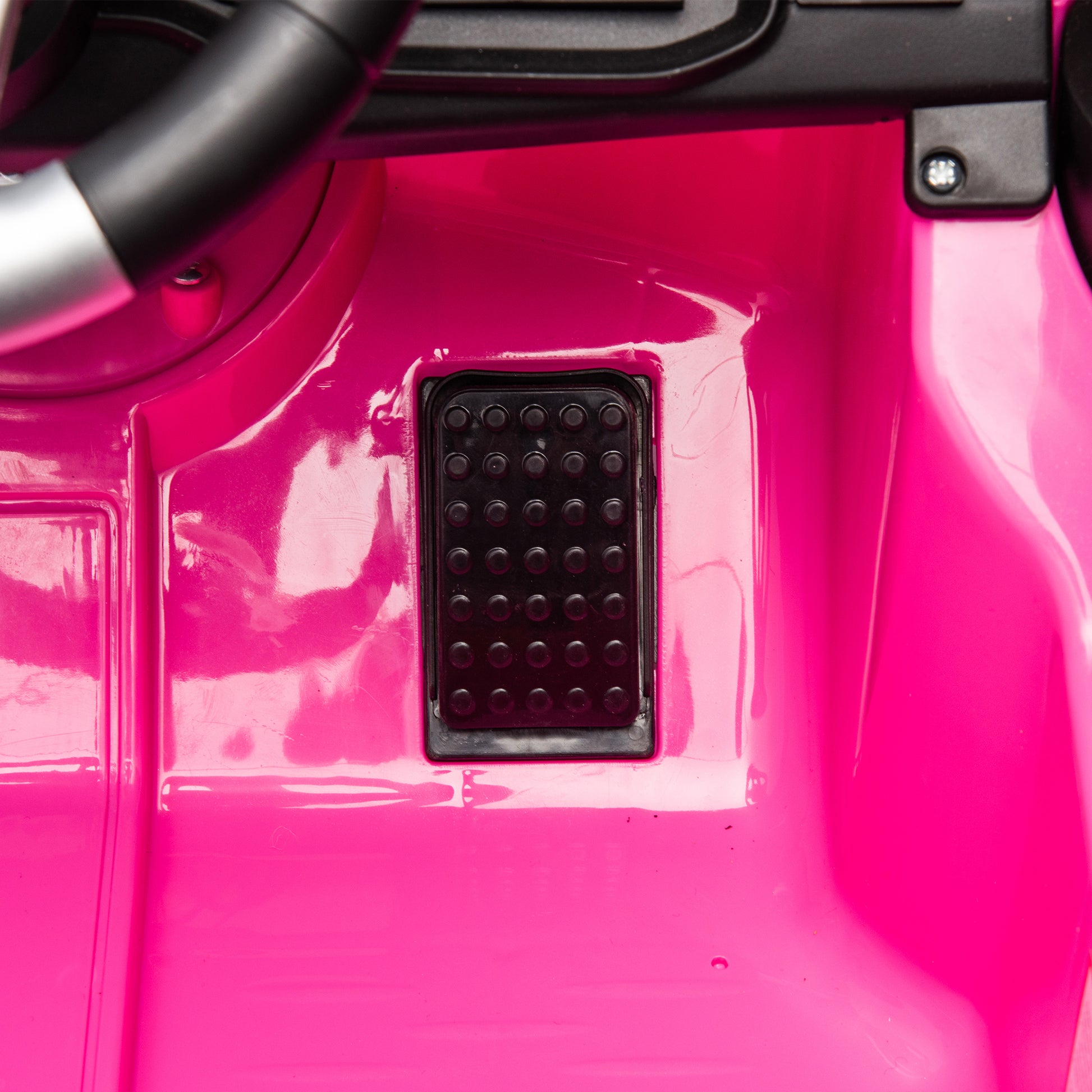 Licensed Dodge Charger,12V Kids Ride On Police Car W Parents Remote Control,Anti Collision Bar,Front& Top Alarm Light Design,Police Car Sticker,Megaphone,Three Speed,Slow Start,Four Wheel Suspension. Pink Plastic