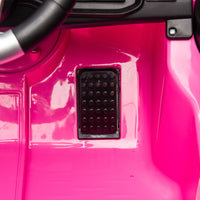 Licensed Dodge Charger,12V Kids Ride On Police Car W Parents Remote Control,Anti Collision Bar,Front& Top Alarm Light Design,Police Car Sticker,Megaphone,Three Speed,Slow Start,Four Wheel Suspension. Pink Plastic