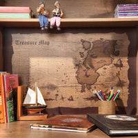 Ahoy Desk Brown Oak Particle Board