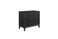 3 Drawer Bachelor Chest In Peppercorn Finish Black Solid Wood Mdf