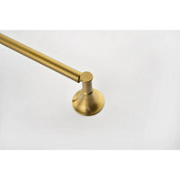 6 Piece Brass Bathroom Towel Rack Set Wall Mount Brushed Gold Brass