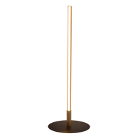 Dimond Black Led Table Lamp With On Off Switch Round Metal Base Black,Gold Table&Floor Lamps Led Metal