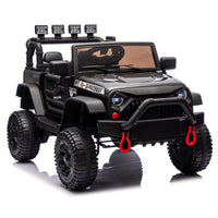 24V Kids Ride On Car W Parents Remote Control,400W Motor,Four Wheel Suspension,Adjustable Speed,Usb,Mp3,Music,Bluetooth,Large Display Screen,Power Display,Portable Handle,Safety Belt For Kids Aged 3