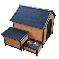 Xpt088 Wearable And Strong Dog House For Playground Natural Solid Wood