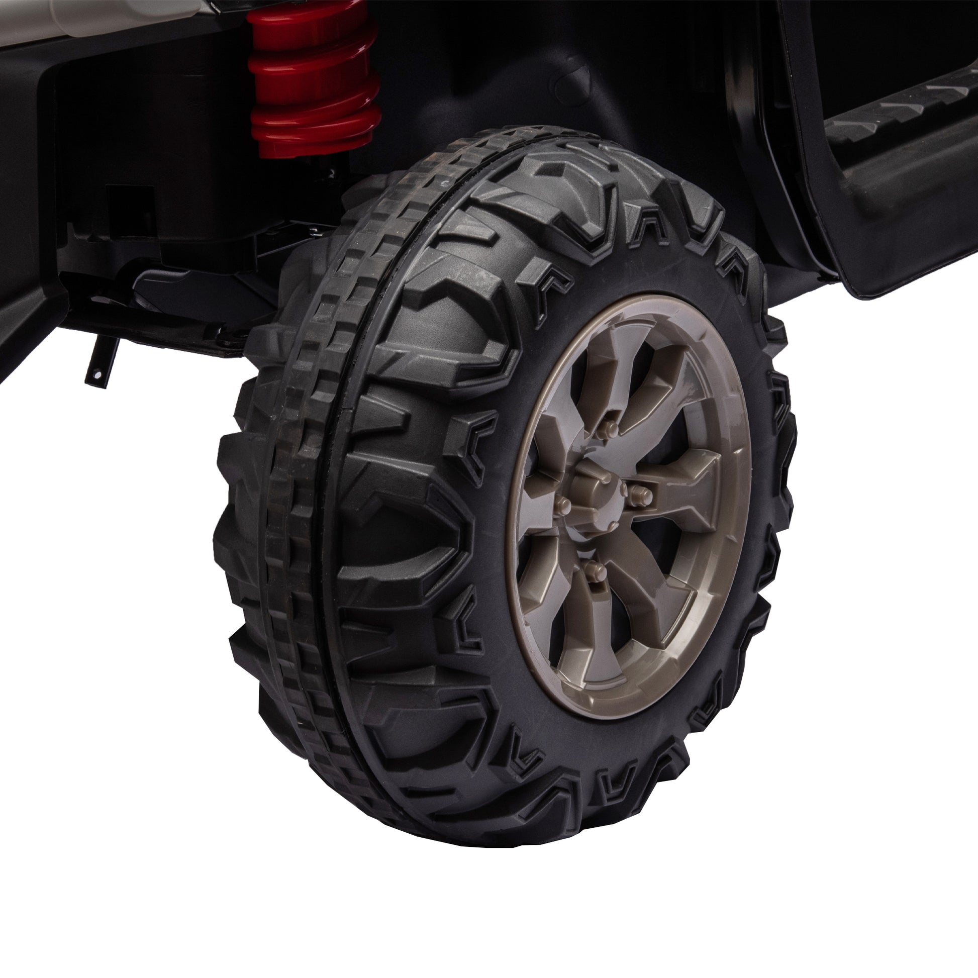 24V Ride On Truck 2 Seater Ride On Utv With 2X200W Motor Ride On Dump Truck With Dump Bed Shovel Ride On Car With Remote Control Electric Vehicle With Non Slip Tyre For Boys Girls Black Plastic