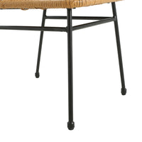 Light Brown Chair 2 Dark Brown Accent Table Dark Brown,Light Brown Acacia Wood,Pe Rattan Iron