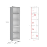 June 3 Piece Home Bookcase Set, 60" Wide With 13 Shelves And 2 Door Cabinetliving Room Set White White Particle Board