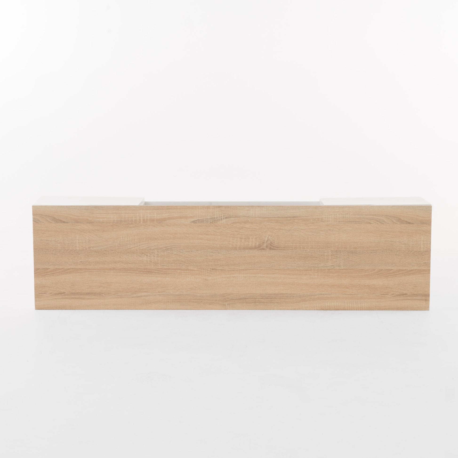 Tv Stand White Oak 50 59 Inches Wood