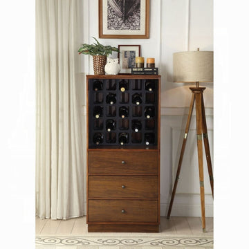 Walnut Wine Cabinet With 3 Drawer Walnut Kitchen Mdf Lvl