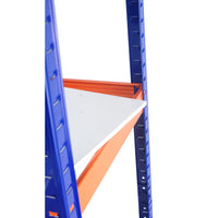 Capacity Garage Storage Shelves Heavy Duty Blue,Orange Iron