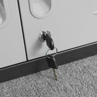 Heavy Duty Metal Garage Storage Cabinet With Wheels Sturdy And Durable Tool Storage Cabinet For Garage, Office, And Home Organizer Solutions Black Gray Steel