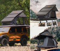 San Hima Kalbarri X Rooftop Tent Hardshell With Ladder Camping 4Wd 4X4 Black Polyester