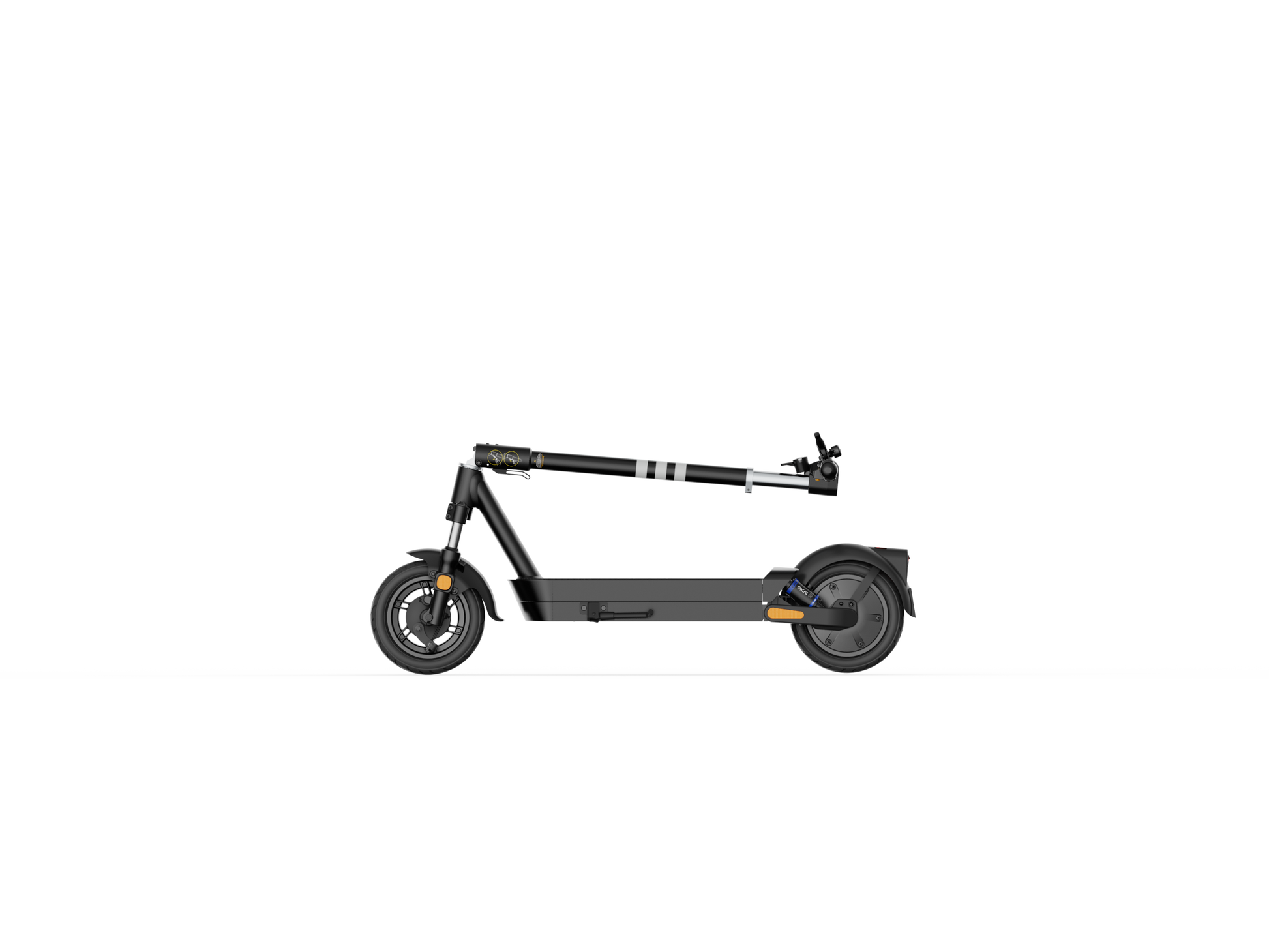 Dual Suspension Electric Scooter W 43.5 Miles Max Operating Range & 24 Mph Max Speed Black Black Aluminum