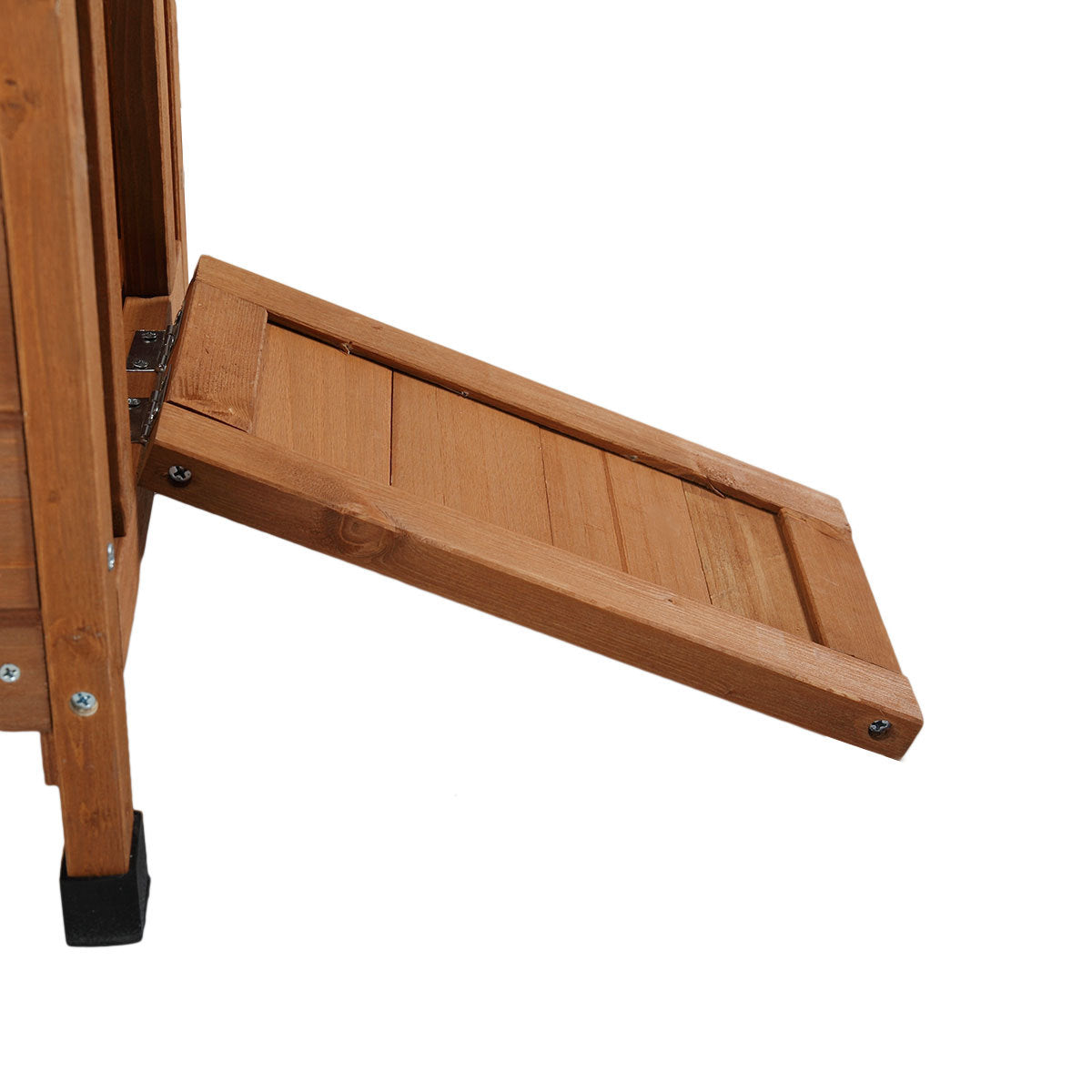 Modern Wooden Rabbit Cat Dog Hutch, Indoor Outdoor Retreat House With Openable Roof For Small Pets, Weatherproof, Bright Yellow Bright Yellow Wood