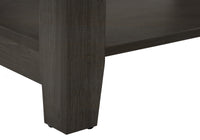 Accent Table, Side, End, Nightstand, Lamp, Living Room, Bedroom, Contemporary, Modern Oak Particle Board