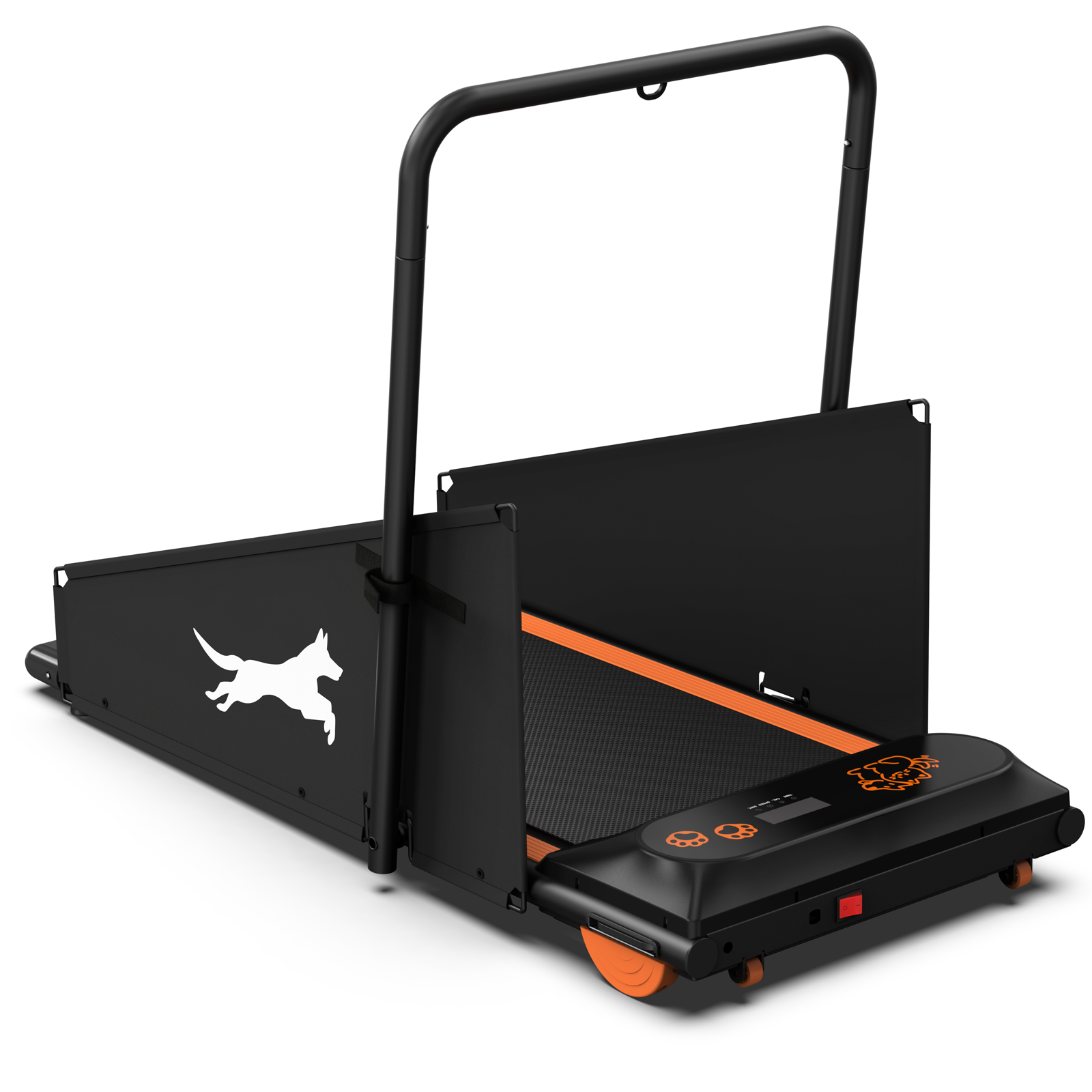 Dog Treadmill Small Dogs Dog Treadmill For Medium Dogs Dog Pacer Treadmill For Healthy & Fit Pets Dog Treadmill Run Walk Black Orange Steel