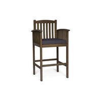 Casa Acacia Barstool Grey Acacia Wood