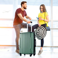 Hardside Luggage Sets 2 Piece Suitcase Set Expandable With Tsa Lock Spinner Wheels For Men Women Green Abs