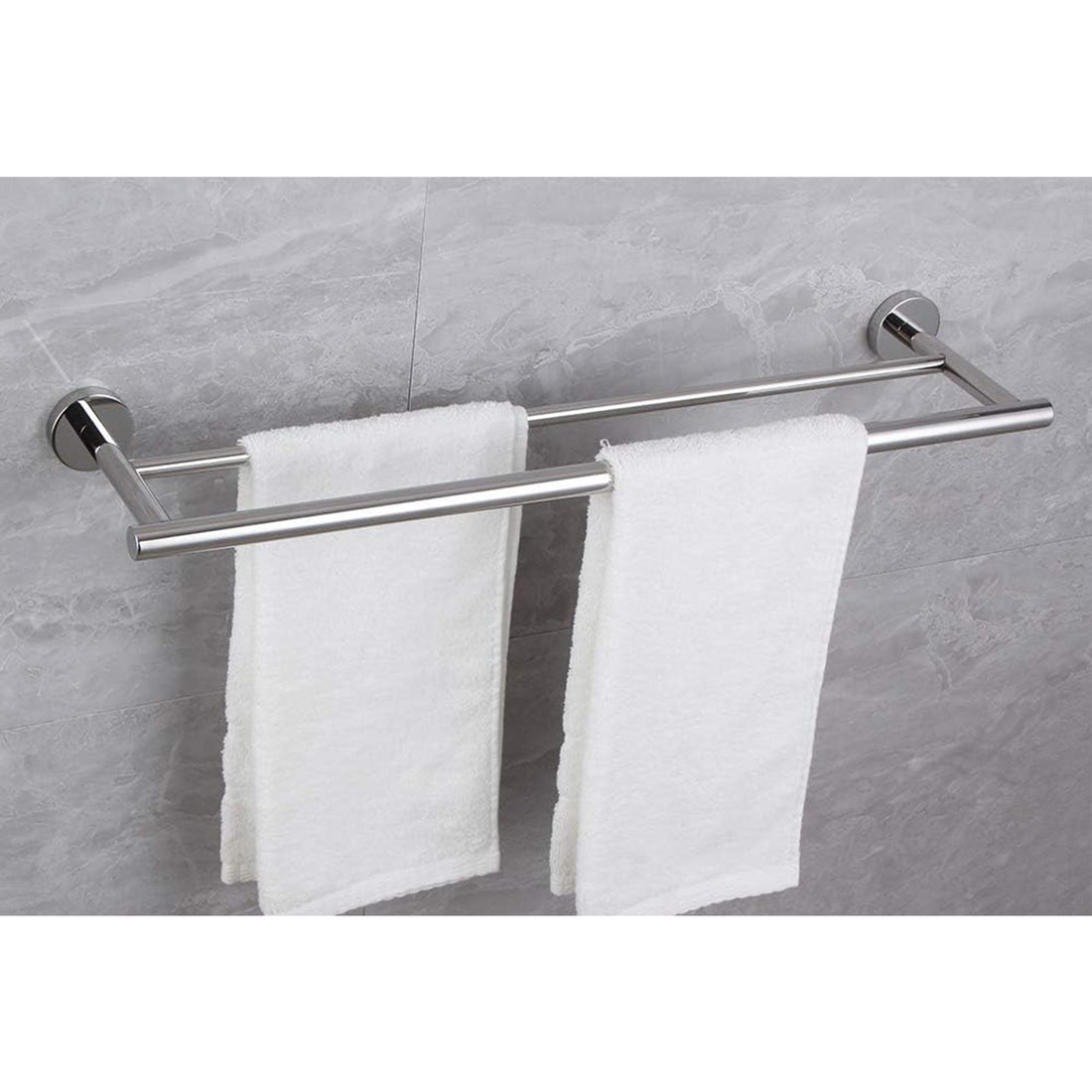 23.6'' Towel Bar Wall Mounted Chrome Stainless Steel