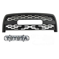 Grille For 1St Gen 2003 2004 2005 2006 Tundra Trd Pro Grill With Toyota Enblem Matt Black Abs Abs