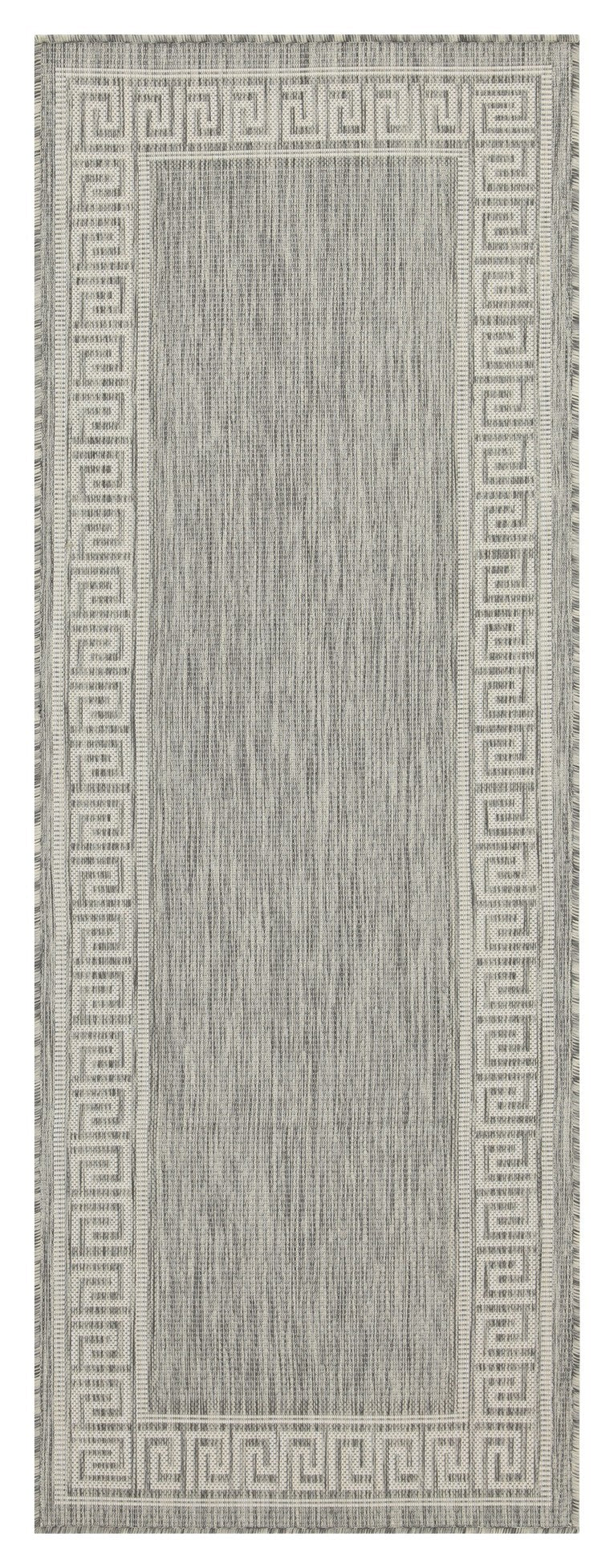 Sunshine Gc Har2003 Silver 5 Ft. 3 In. X 7 Ft. 3 In. Indoor Outdoor Area Rug Silver Polyester Polypropylene