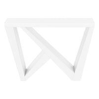 Accent Table, Console, Entryway, Narrow, Sofa, Living Room, Bedroom, White Laminate, Contemporary, Modern White Engineered Wood