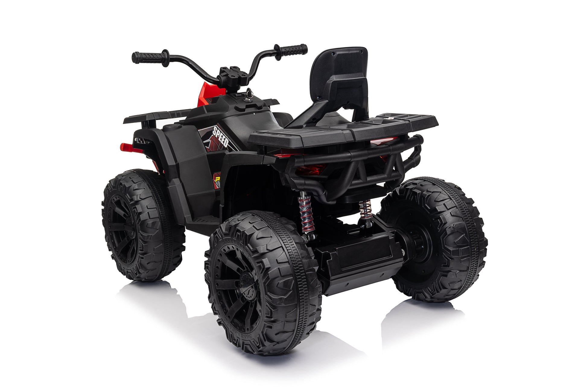 Kids Atv 2 Wheeler, 24 Volt 2Wd Ride On Toys For Big Kids W 2 Seater, 2X200W Motor, 5.6Mph Max Speed,Red Red Abs