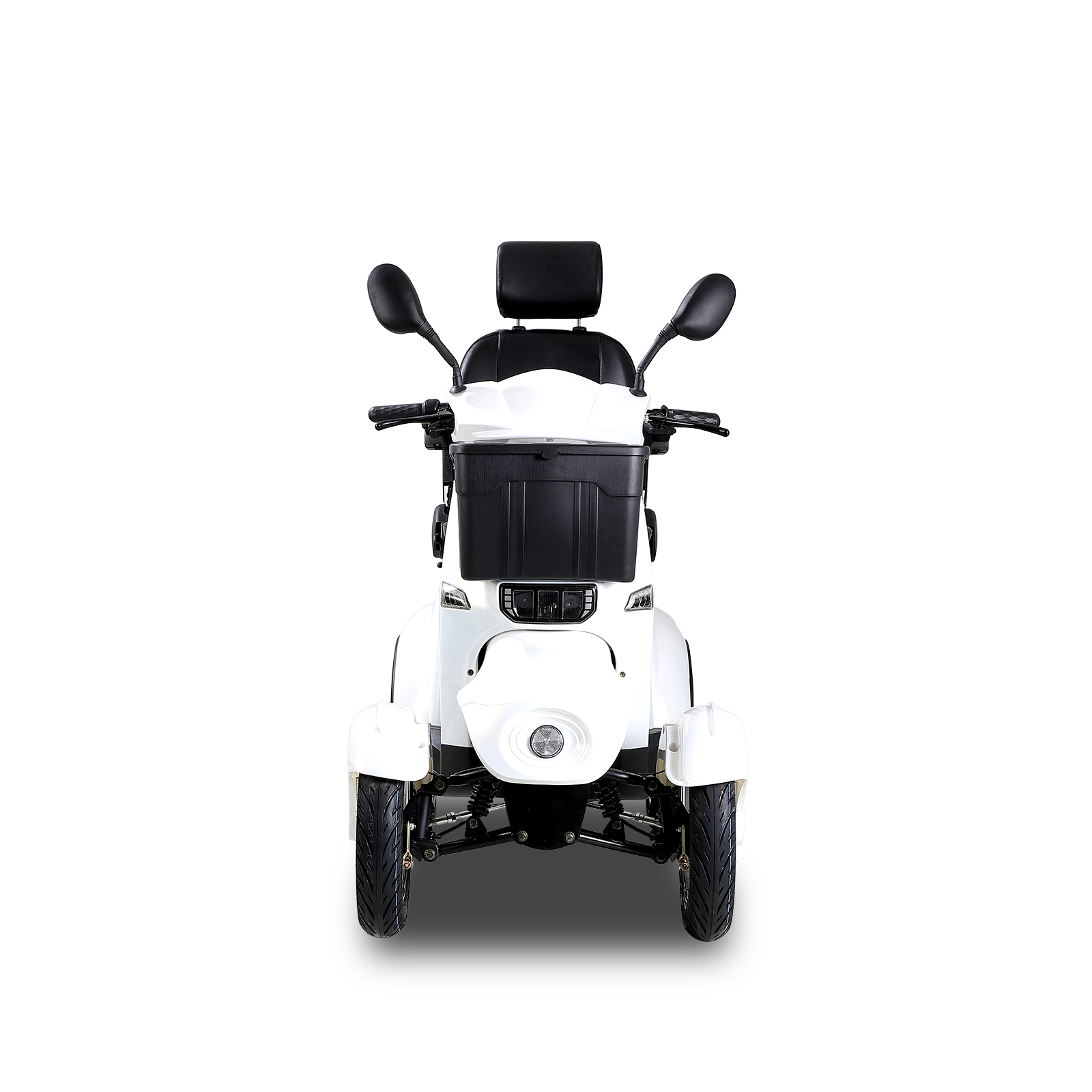 Xl3D4L Electric Mobility Recreational Travel Scooter For Adults,Mobility Scooters For Seniors, 4 Wheel Powered Mobility Scooters White Abs Pc Abs Pc