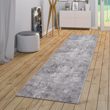 2X8 Grey Multi Abstract Non Shedding Living Room Bedroom Dining Home Office Stylish And Stain Resistant Area Rug Grey Multi Polyester