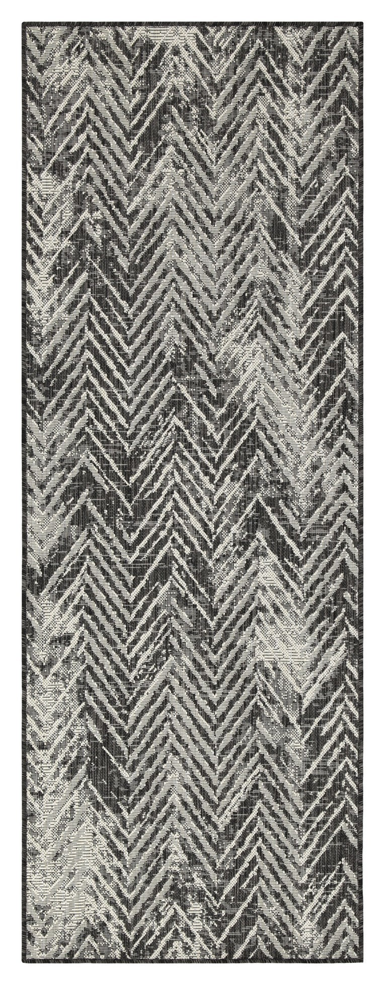 Sunshine Gc Har2011 Anthracite 5 Ft. 3 In. X 7 Ft. 3 In. Indoor Outdoor Area Rug Anthracite Polyester Polypropylene