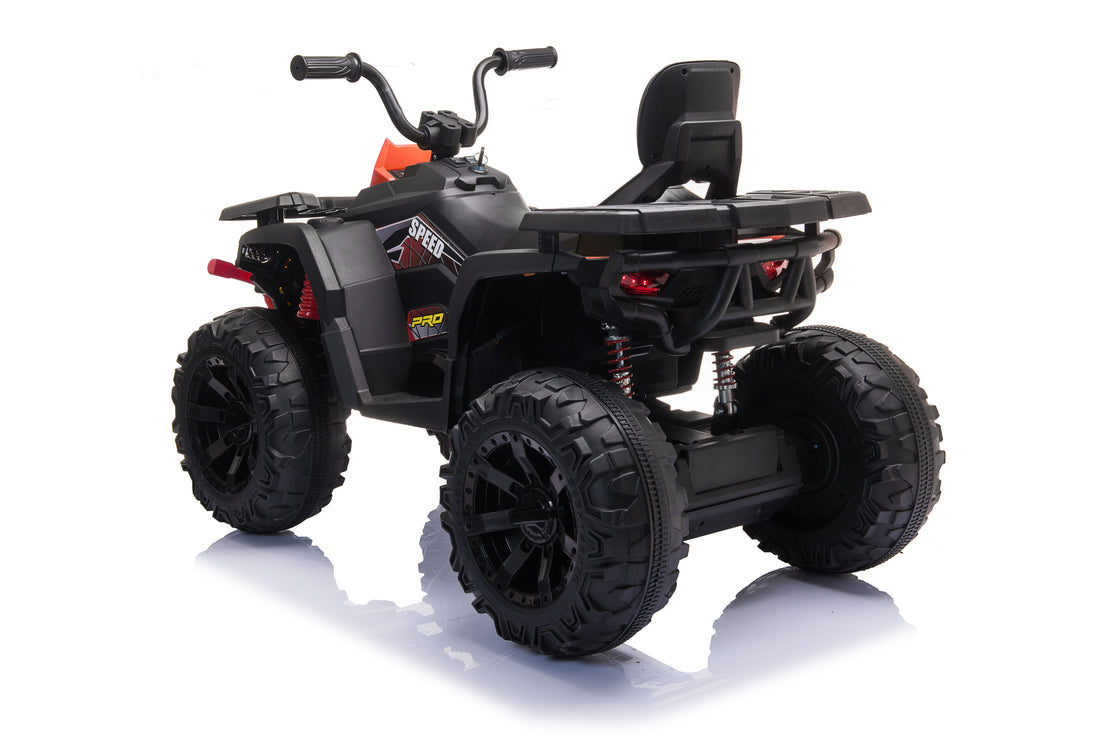 Kids Atv 2 Wheeler, 24 Volt 2Wd Ride On Toys For Big Kids W 2 Seater, 2X200W Motor, 5.6Mph Max Speed,Orange Orange Abs