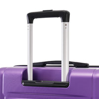 2 Piece Luggage Set With Bags Expanable Spinner Wheels Abs Lightweight Suitcase With Tsa Lock 20Inch 24Inch Purple Abs