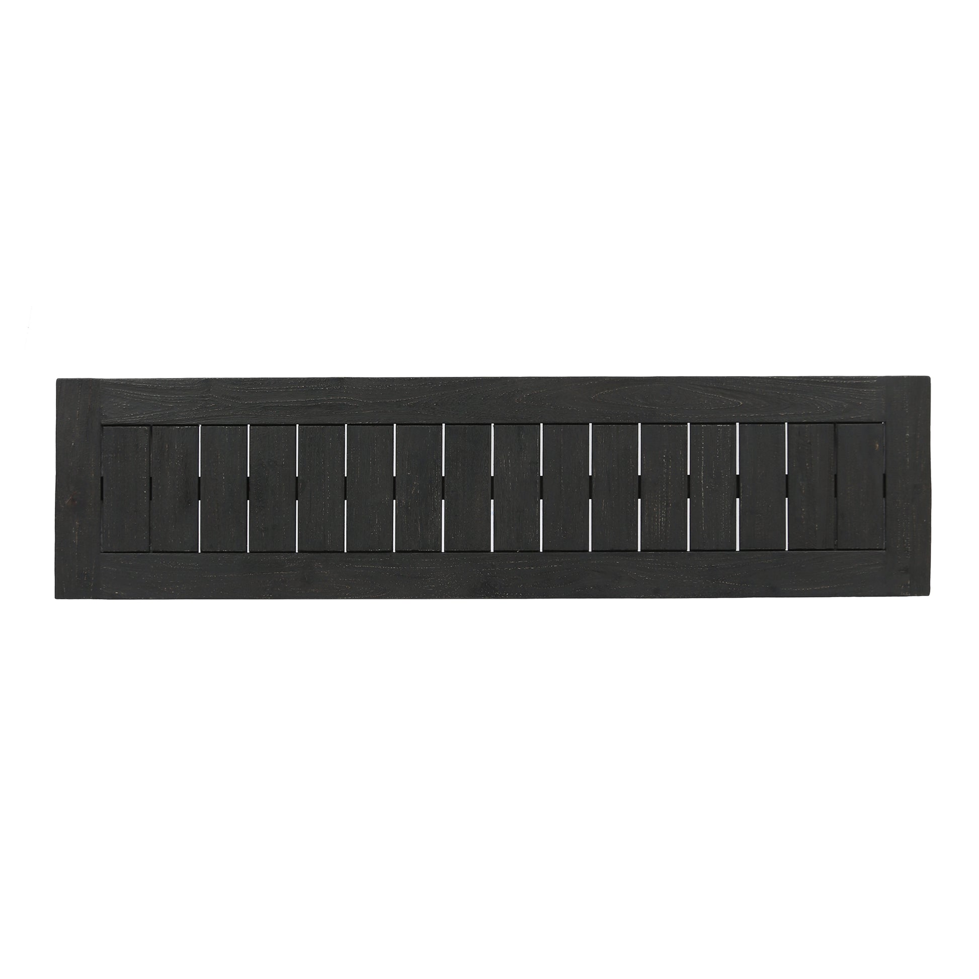 Nestor Bench, Dark Grey Dark Grey Acacia Wood