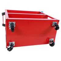 Tool Cart On Wheels, 3 Tier Rolling Mechanic Tool Cart, Heavy Duty Steel Utility Cart W Lockable Wheels, 450 Lbs Capacity Industrial Service Cart For Garage, Warehouse, Workshop Bright Red Red Abs Steel Q235