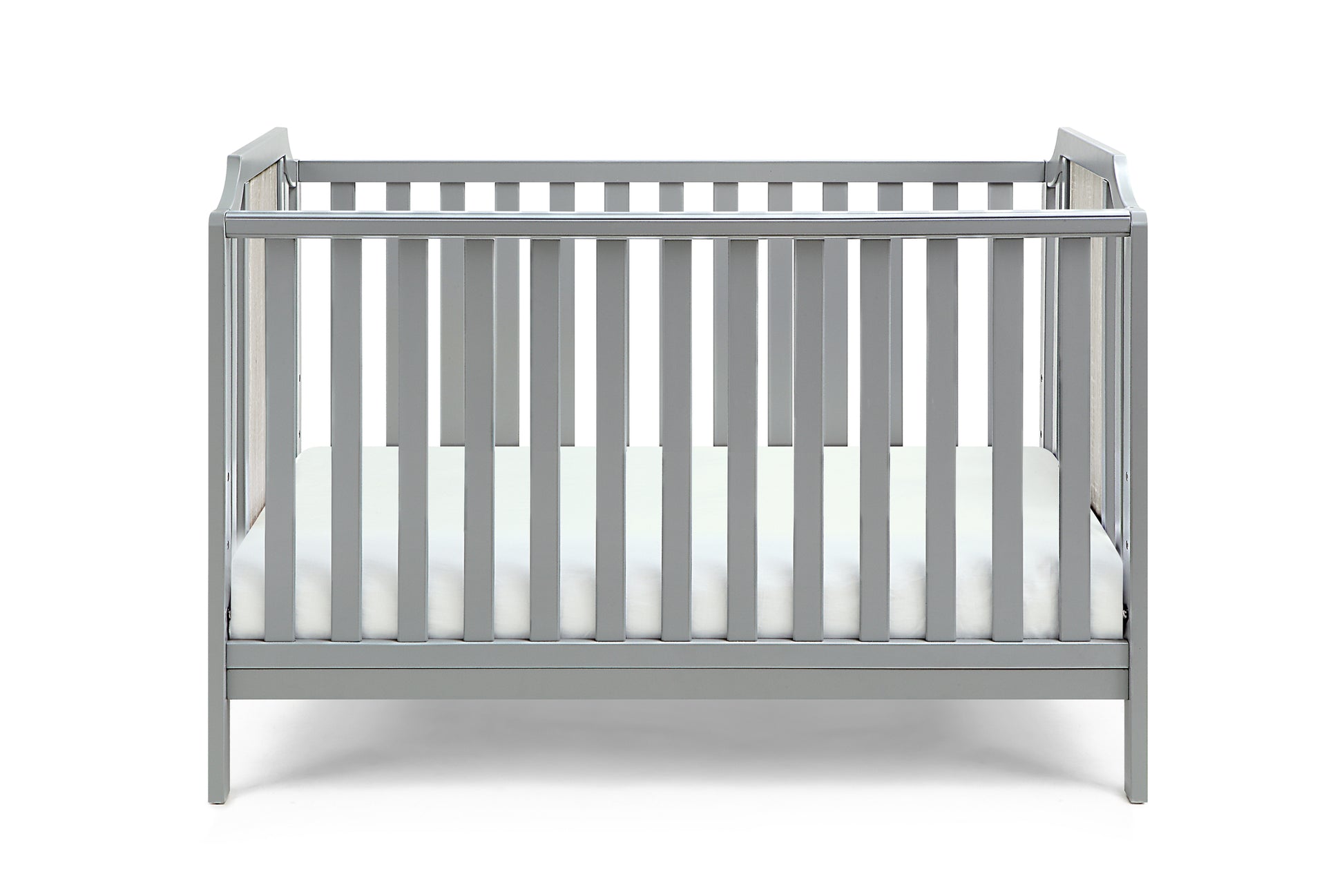 Brees Island 3 In 1 Convertible Crib Gray Graystone Grey Wood