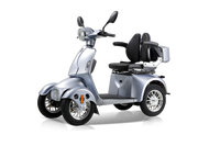 Fastest Mobility Scooter With Four Wheels For Adults & Seniors Silver Abs Pc