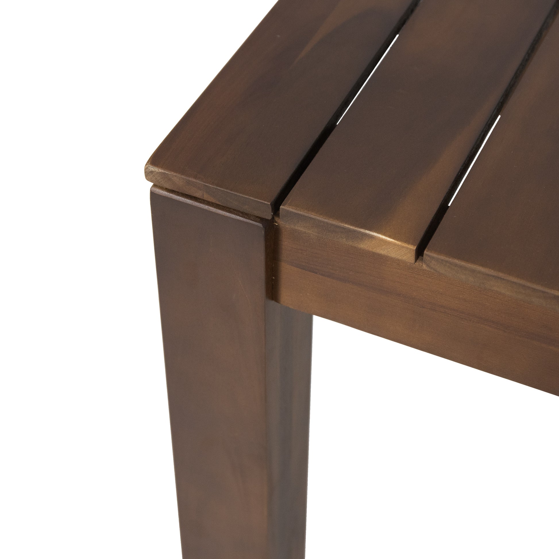 Nola Dining Table Dark Brown Wood