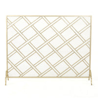 Fire Screens Gold Iron