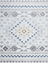 Legacy Gc Cam8001 Multi 2 Ft. 7 In. X 7 Ft. Area Rug White Polyester