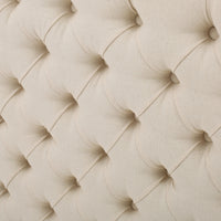 Bierman Headboard Queen Beige Fabric
