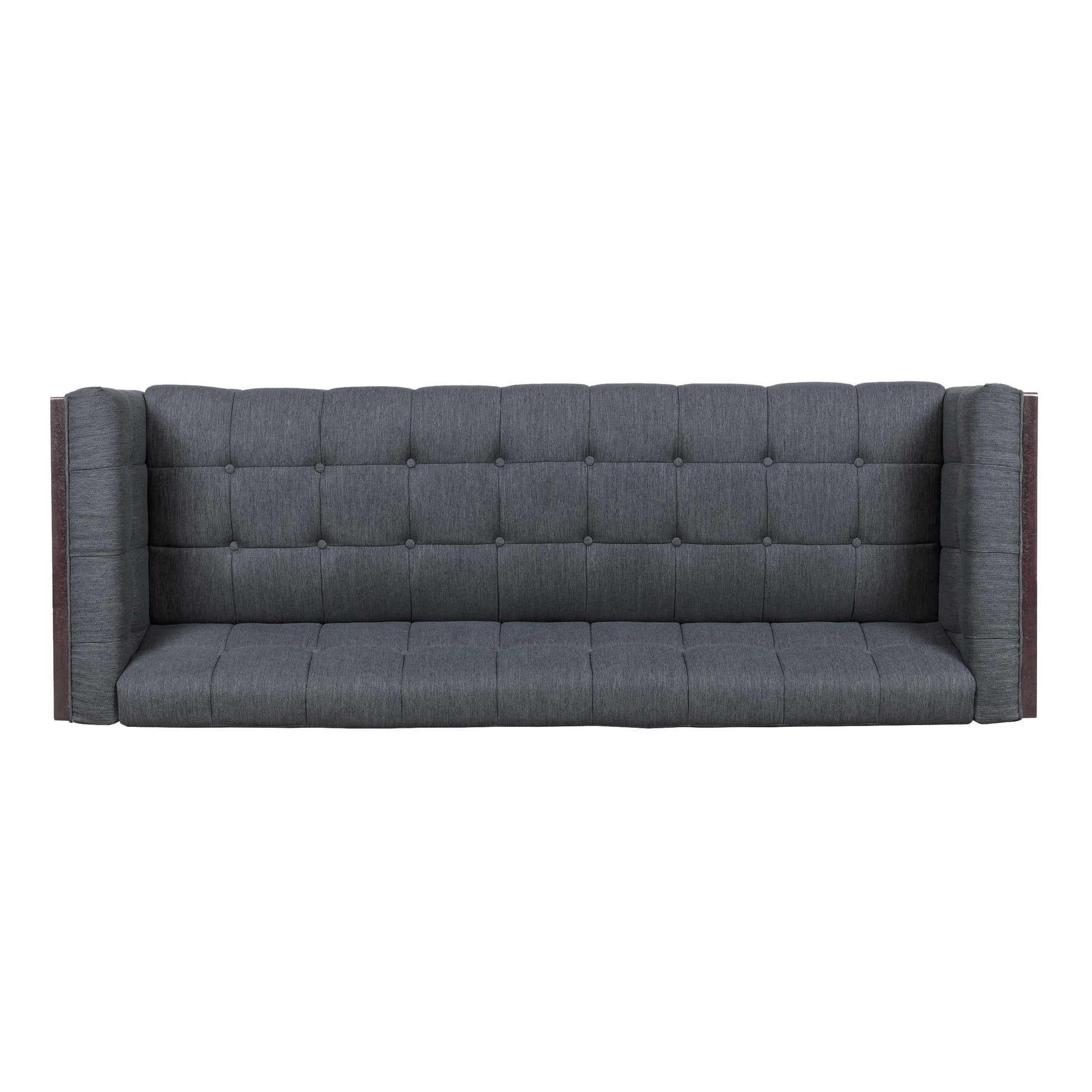 3 Seater Sofa Charcoal Fabric