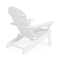 Malibu Adirondack Chair White Acacia Wood