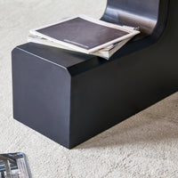 The Detachable Double Decker Coffee Table, The Stylish Design Is More Precious, And The Detachable Design Can Make The Use Of Space More Flexible And Suitable For Various Scenes. Black,Wood Mdf