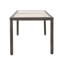 San Pico 68" Dining Table Brown Multi Rattan