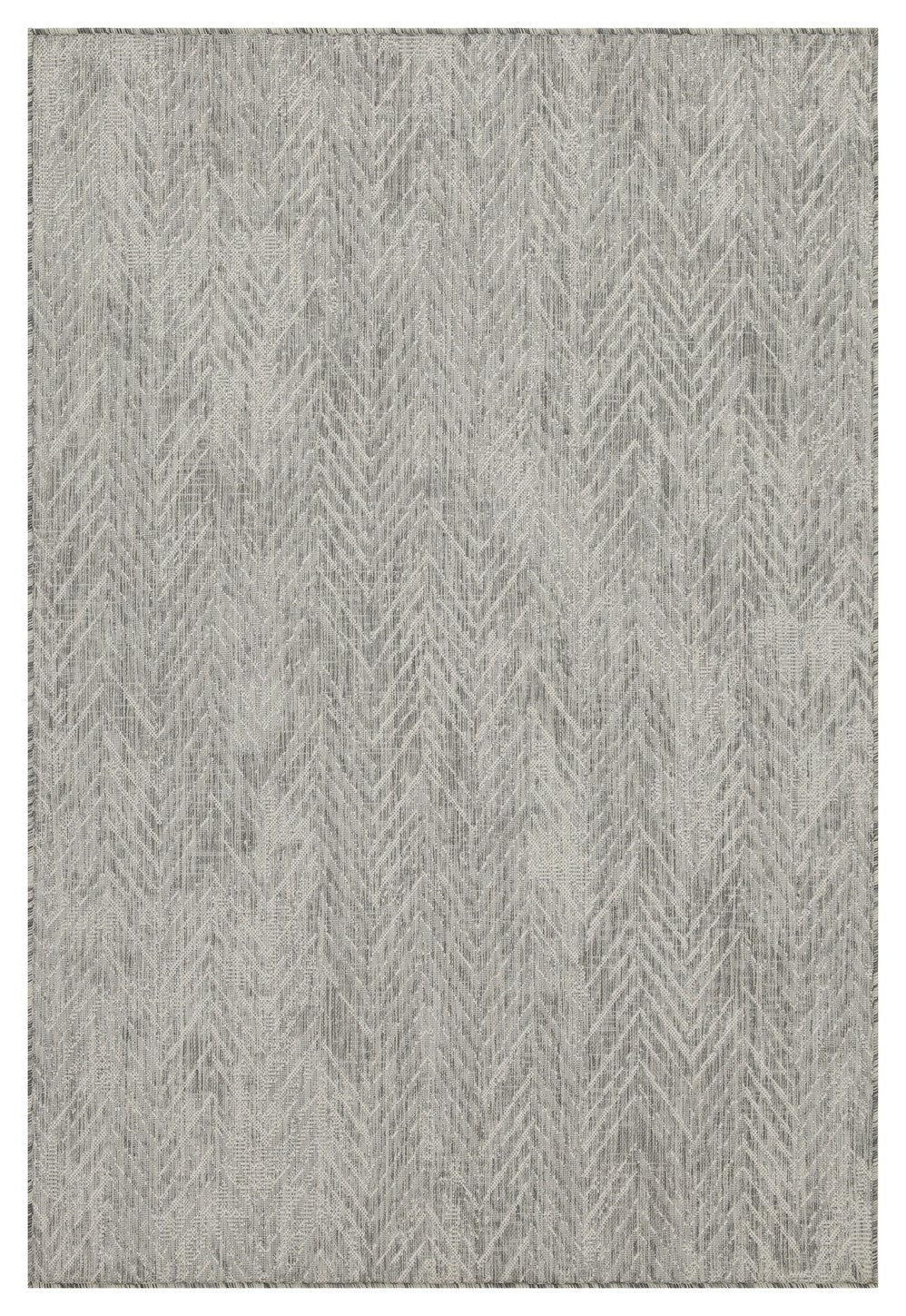 Sunshine Gc Har2012 Silver 5 Ft. 3 In. X 7 Ft. 3 In. Indoor Outdoor Area Rug Silver Polyester Polypropylene