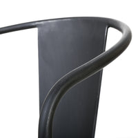 Colmar 3 Pc Kd Metal Set Black Silver Iron