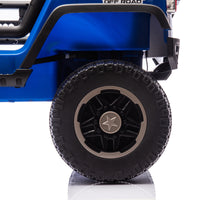 24V Two Seater Kids Ride On Truck Car W Parents Control,200W*2,Seat Width 20.28In,Four Wheel Suspension,Led Lights,Music,Mp3,Bluetooth,Two Independent Seat Belts,Suitable For Off Road For Kids Aged