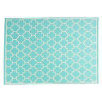 1636G 5'3"X7' Rug Teal Polypropylene